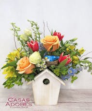 Blooming Birdhouse