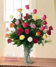 36 Assorted Color Roses