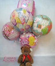 Our Baby Girl Balloon Bouquet