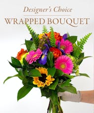 Seasonal Wrapped Flowers  - Designers Choice