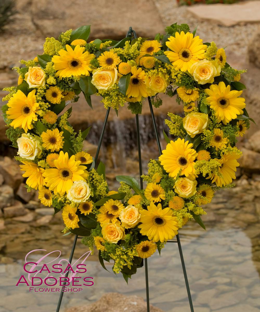 Heart Sympathy Flowers Tucson AZ Casas Adobes Florist