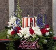 Patriotic Urn Wreath