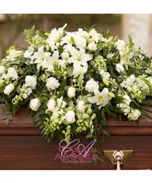 A Pure Heart Casket Spray