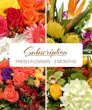 Fresh Flower Subscription - 3 Month Plan